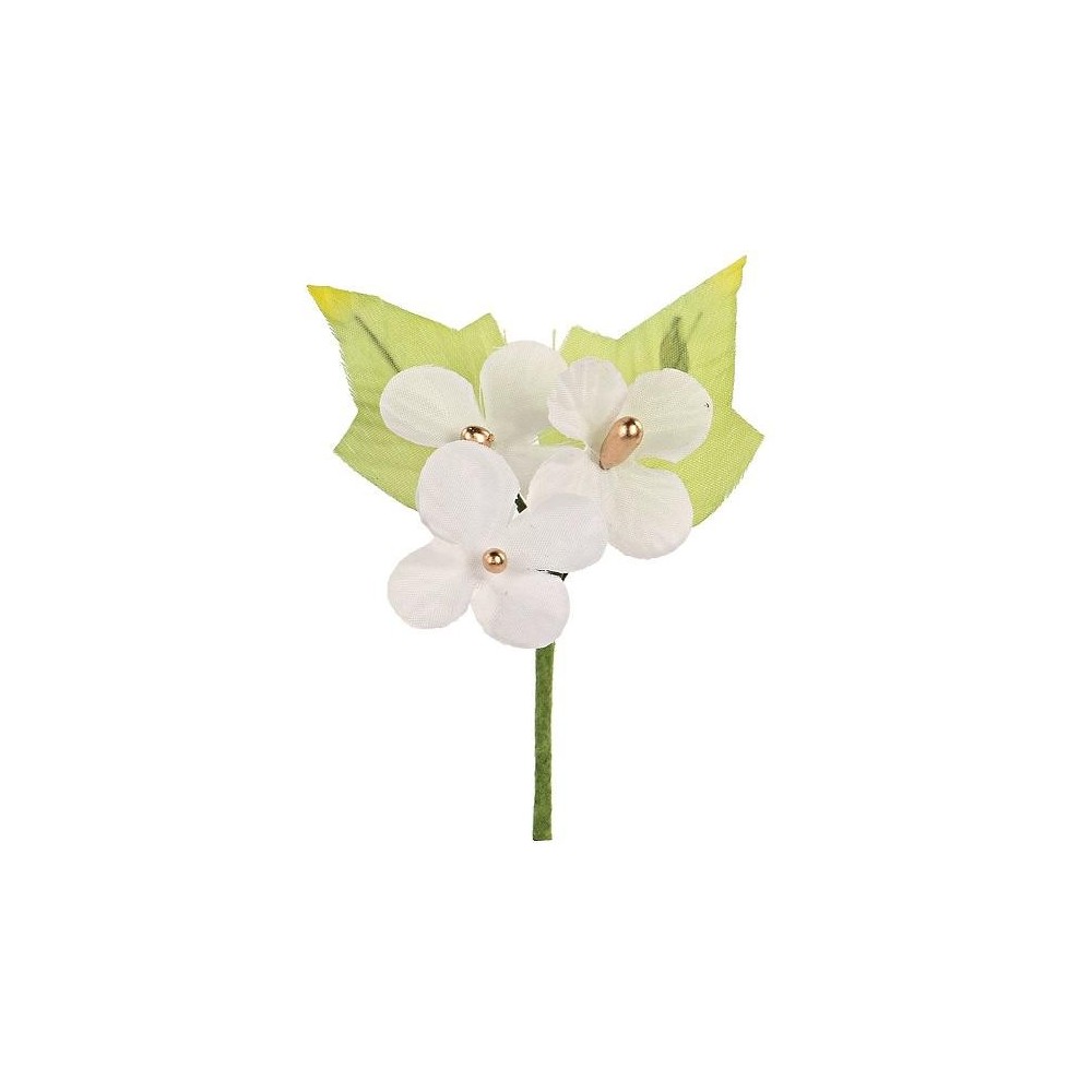 MAZZETTO 3 FIORELLINI BIANCHI